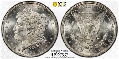 1885-S $1 MS62