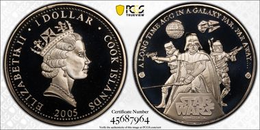 2005 $1 Star Wars PR69DCAM