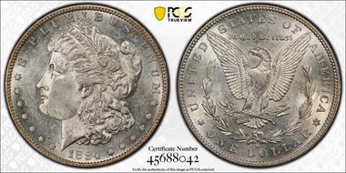 1884-S $1 AU55