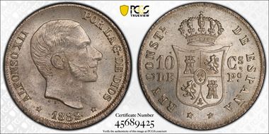1882 10C MS66
