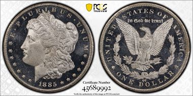 1885-CC $1 MS64DMPL