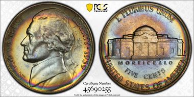 1939-D 5C Reverse of 1940 MS65