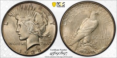 1935 $1 MS67