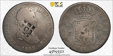 (1841) 2 R KM-5 C/M on Madrid 2R F12