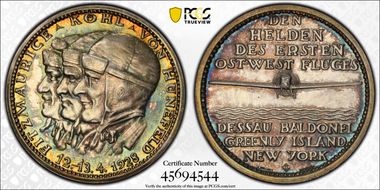 1928 Medal Kaiser-933 Ag SP64