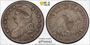 1818/7 50C Small 8 N1