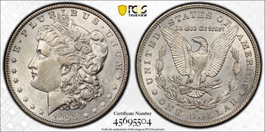 1893-O $1 AU53