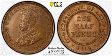 1911 1/2D MS64BN
