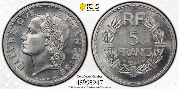 Cert 45695947 - Coin Image