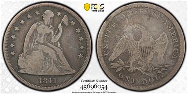 1841 $1 VG10