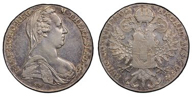 "1780"-S.F. Thaler Modern Restrike (1853-Present) AU50