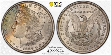 1884-O $1 MS63