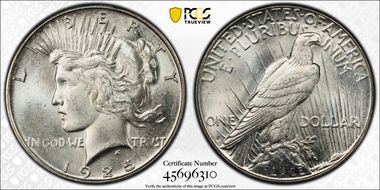 1925-S $1 MS64+