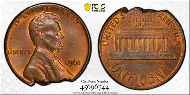1961 1C MS63RB