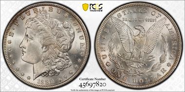 1889 $1 MS66