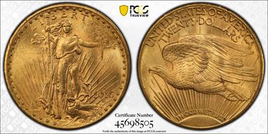 1916-S $20 MS65
