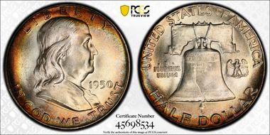1950 50C MS67FBL