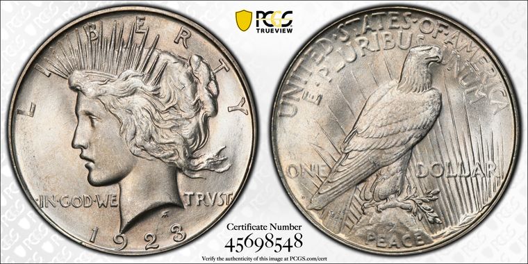 Cert 45698548 - Coin Image