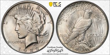 1923-D $1 MS66+