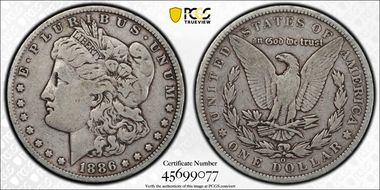 1886-O $1 F12