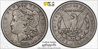 1894-O $1 VF30