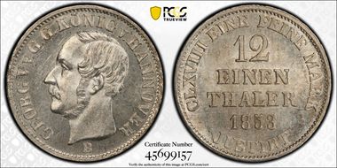 1853-B 1/12 Th KM-219 MS64