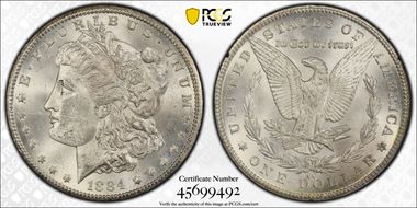 1884-CC $1 GSA Hoard MS63