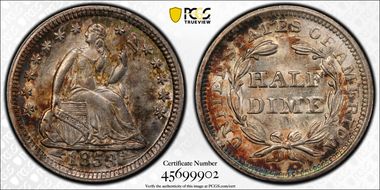 1853 H10C Arrows MS63