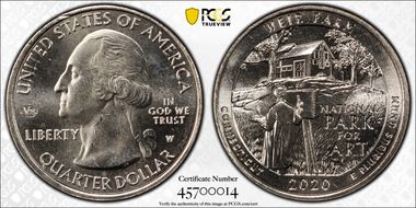 2020-W 25C Weir Farm NP V75 MS65