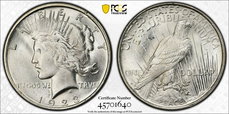 Cert 45701640 - Coin Image