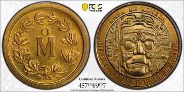 No Date-Mo Medal Esplendor de 30 Siglos Brass MS63