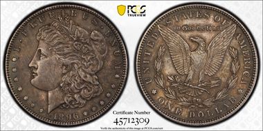 1896-S $1 AU58