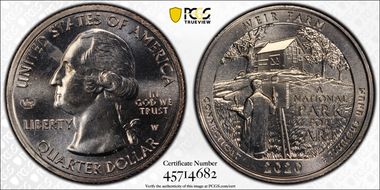 2020-W 25C Weir Farm NP V75 MS64