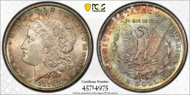 1878-S $1 MS64