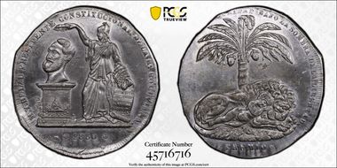 1850  (60 S) Fonrobert-9551 Lead Trial AU58