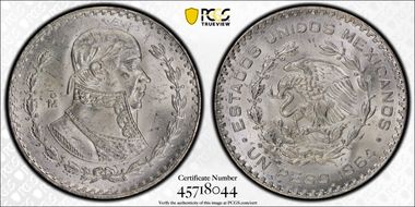 1964-Mo Peso KM-459 MS64