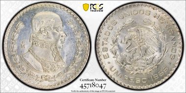 1966-Mo Peso KM-459 MS63