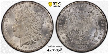 1880-CC $1 GSA Hoard MS63