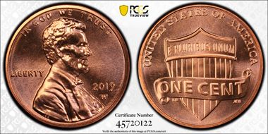 2019-W 1C Shield MS68RD