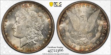 1878 8TF $1 MS64