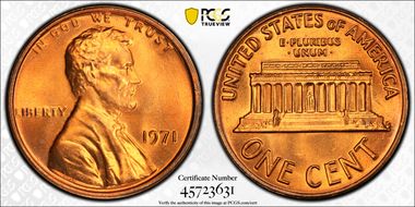 1971 1C FS-102 MS66RD