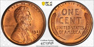 1925-D 1C MS64RD