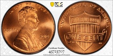 2010-D 1C Shield Satin Finish SP68RD