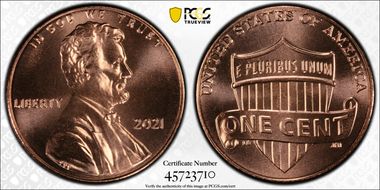 2021 1C Shield MS67RD