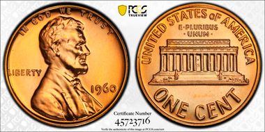 1960 1C DDO FS-101 Lg/Sm Date PR67RD