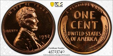 1952 1C PR67RD