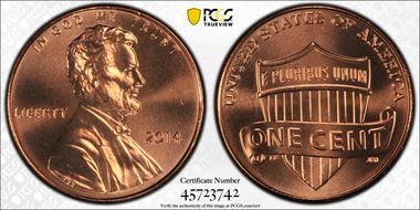 2014 1C Shield MS67RD