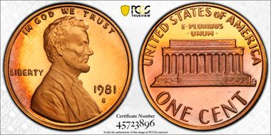 1981-S 1C Type 2 PR69DCAM