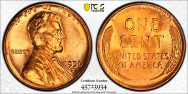 1956-D 1C MS66RD