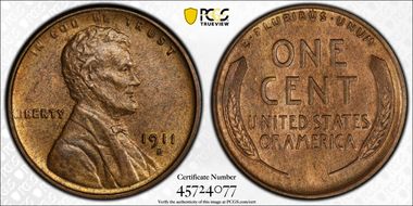 1911-D/D 1C RPM FS-504 MS63BN